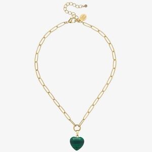 Gold Heart Pendant Necklace